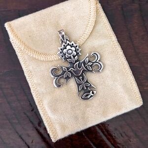 Retired James Avery La Primavera Cross Pendant